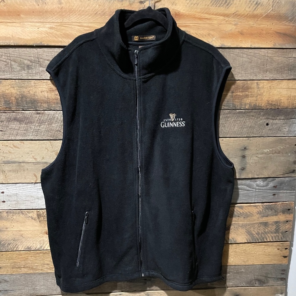Guinness branded fleece vest - men’s 2XL